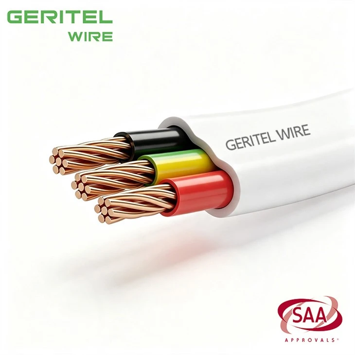 10mm Australian Flat TPS Cable 2C+E Or 3C+E suppliers