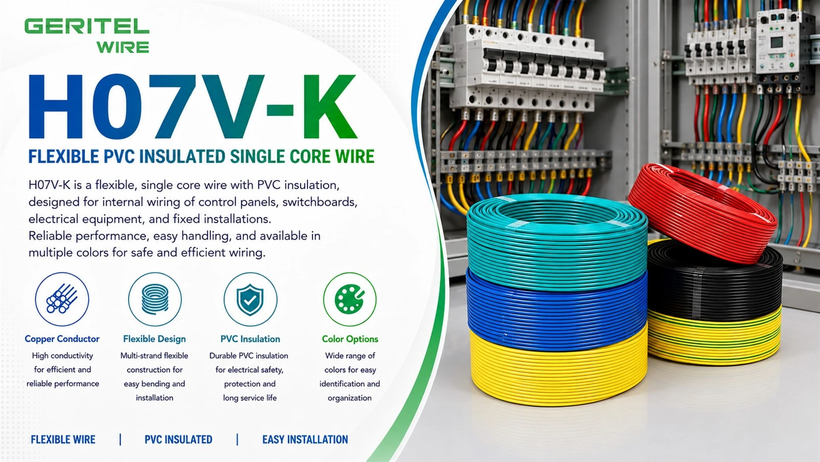 H07V-K 2.5mm2 cable H07V-K 2.5mm2 cable